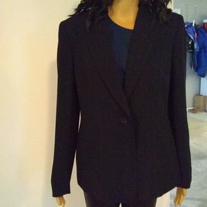 Garfield Marks Jacket Blazer Black Womens Size 8